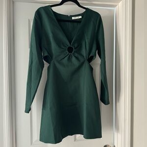 Lush Green Mini Dress